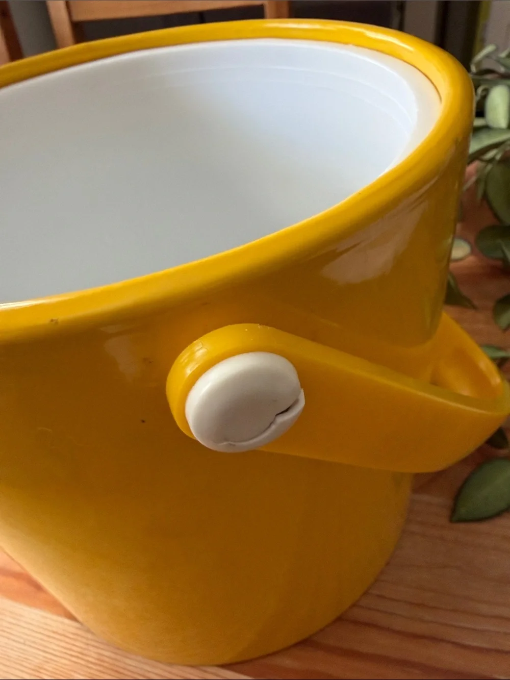 Vintage Shelton-Ware Yellow Ice Bucket